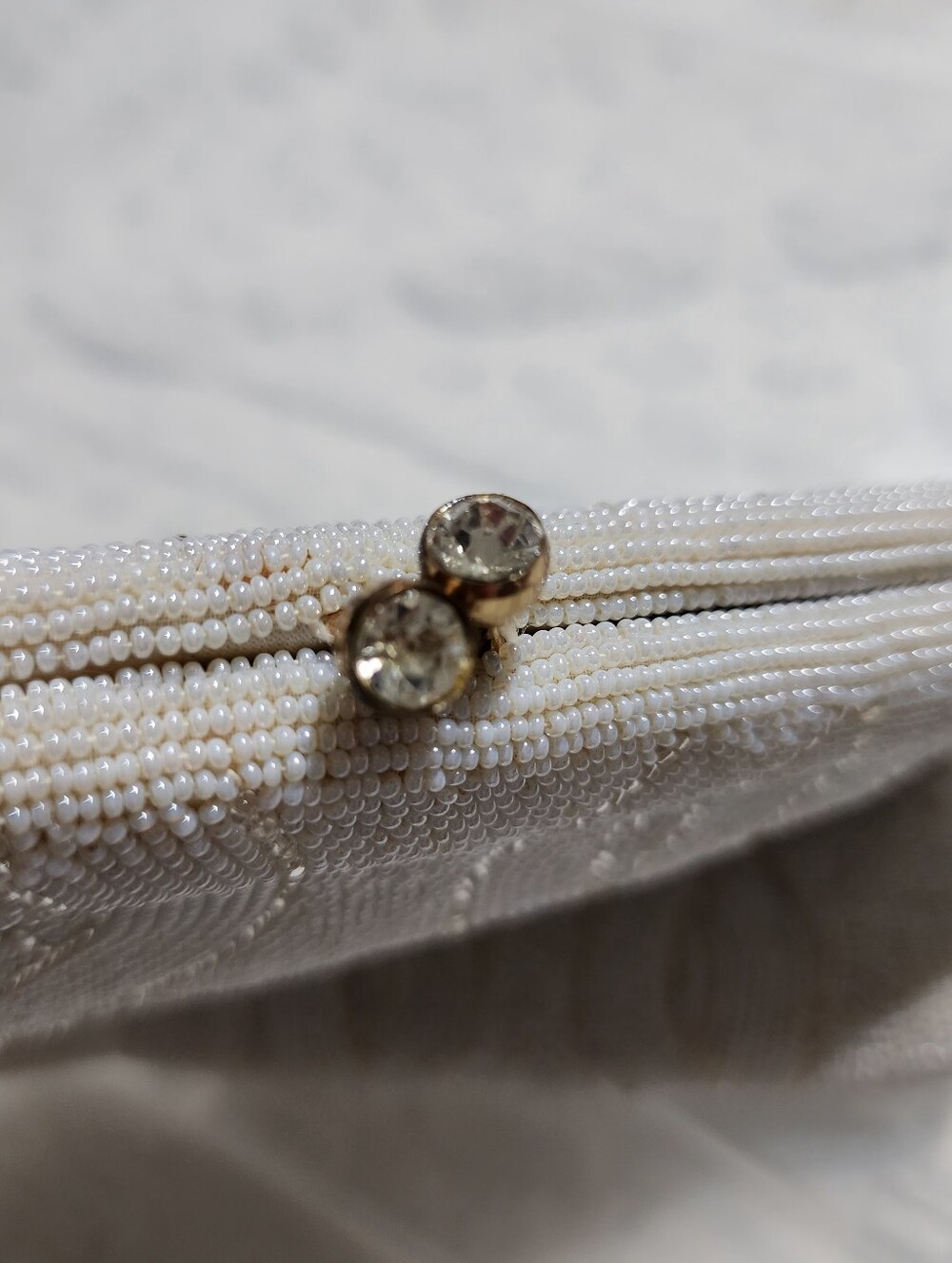 Magid Vintage Hand Beaded Purse Evening Bag, Made in Japan Clutch - Picture 4 of 11